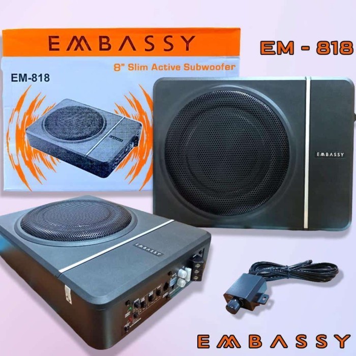 Masih Subwoofer Kolong Embassy Em-818 Subwoofer Aktif Embassy Em818