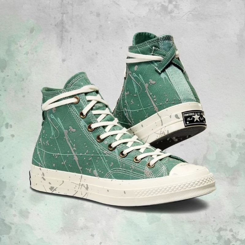 Converse Chuck 70 Hi Paint Splatter Admiral Elm Herby ( A06540C )