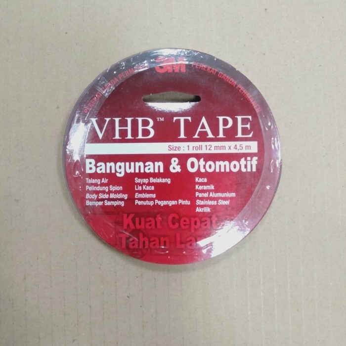 

Double tape VHB 3M busa ukuran 12mm4.5m JUAL
