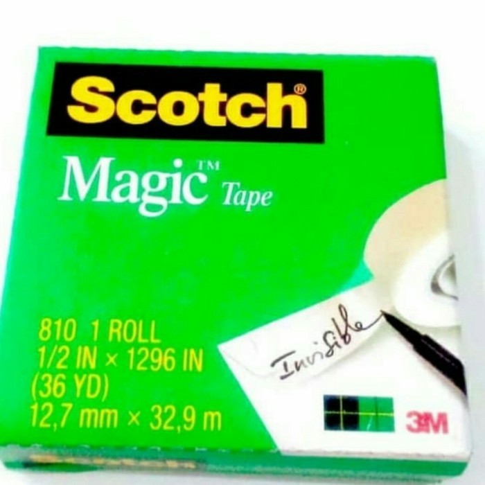 

HOT PROMO scotch magic tape 1/2 in x 36 yard 3M 810