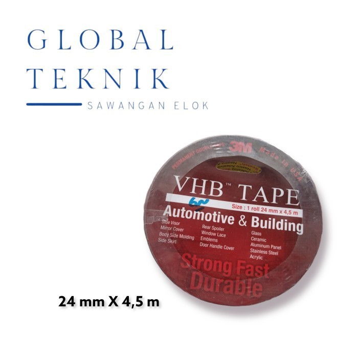 

TERMURAH 3M Permanen Double Tape / VHB Tape Automotive & Building