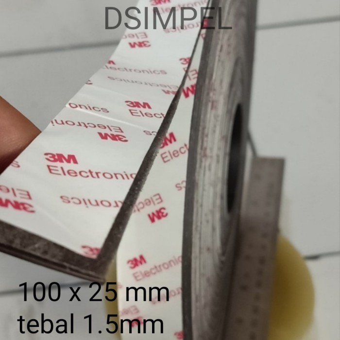 

HRG DISKON Magnet strip 3M double tape 100x25 tebal 1.5mm