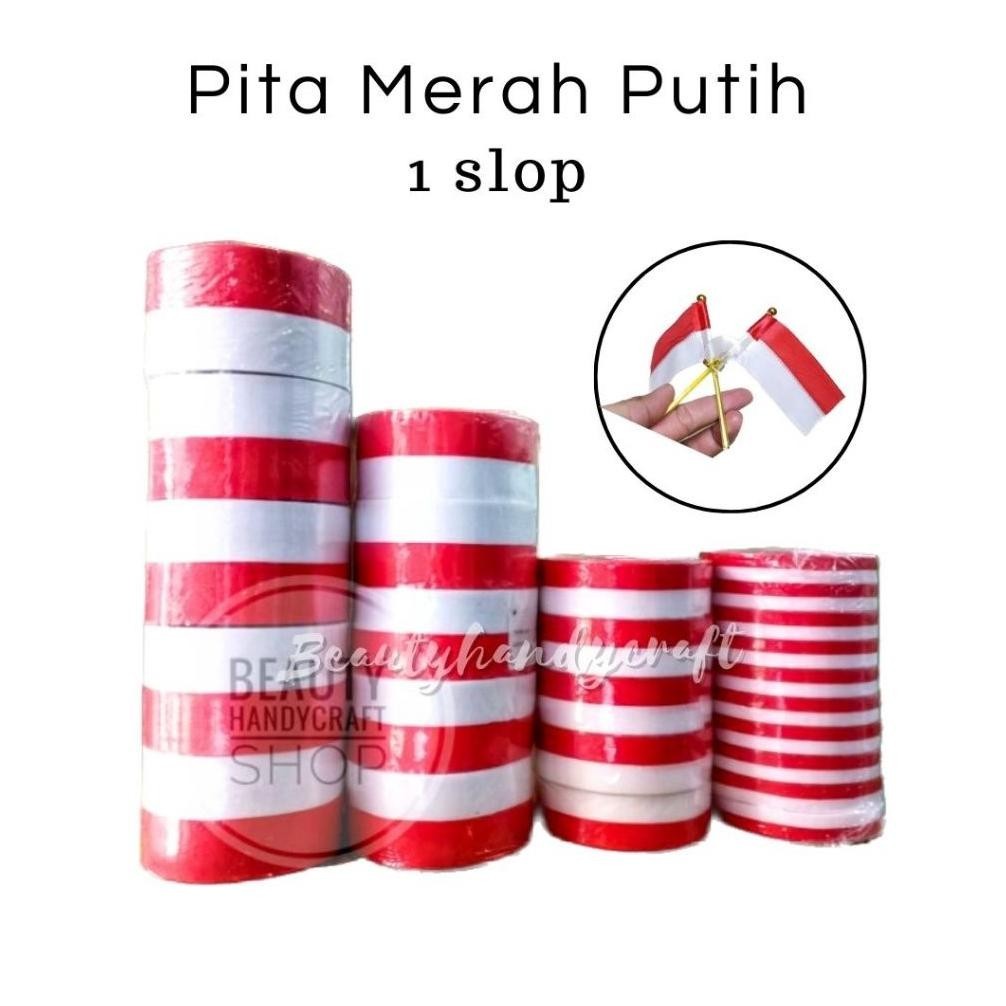 

Flash Diskon" 1 SLOP Pita Bendera Merah Putih Pita kado untuk Agustusan momen kemerdekaan Indonesia ||