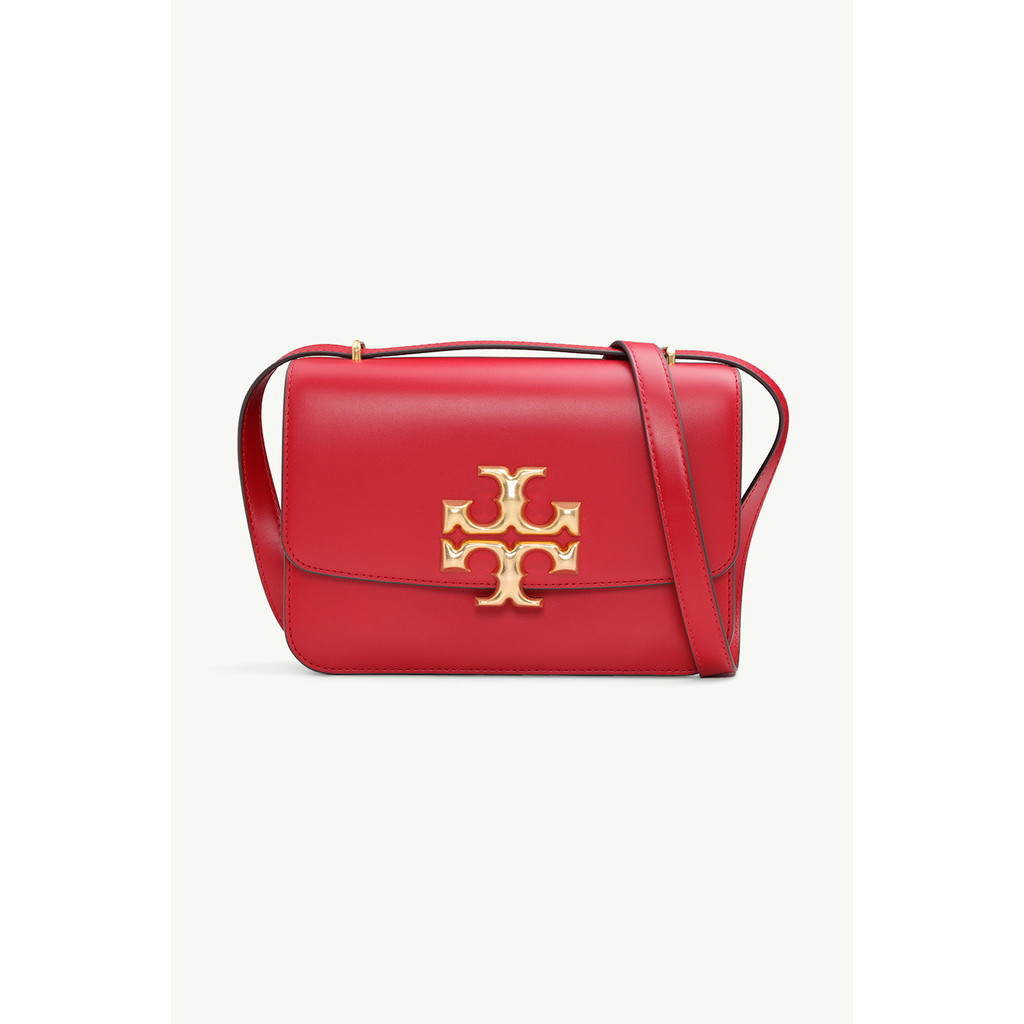 TORY BURCH Medium Eleanor Shoulder Bag in Tory Red Leather