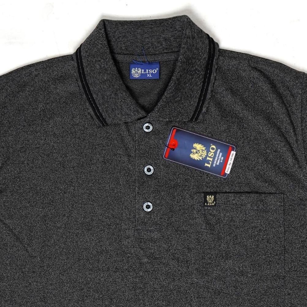 Model Baru Liso wear - Kaos kerah pria jumbo polos saku dewasa | kaos polo korea twis t shirt ..
