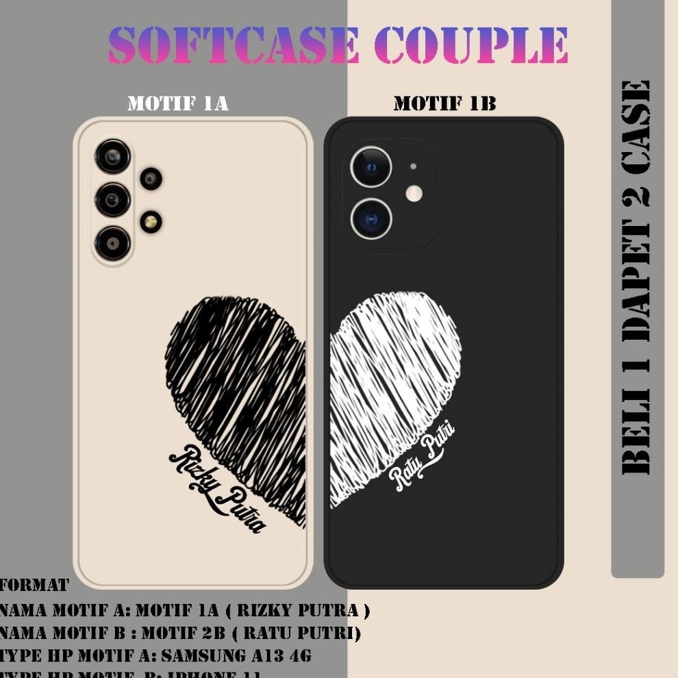 Ready Softcase Couple - Casing  Couple  - Case  Couple  -Casing Handphone - Silikon  Couple  - Pelin