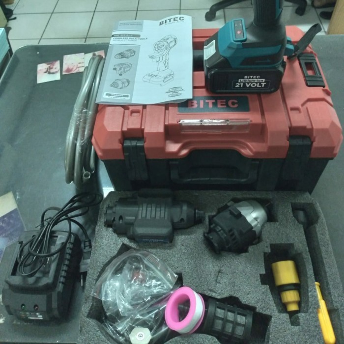 CORDLESS BRUSHLESS BOR,IMPACT WRENCH,JETCLEANER BITEC-BMT 321 LI-YS
