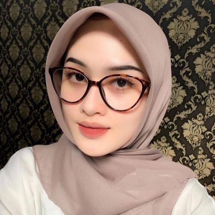 Kacamata Cat Eye Wanita Kucing Leopard Motif Photocromic AS76