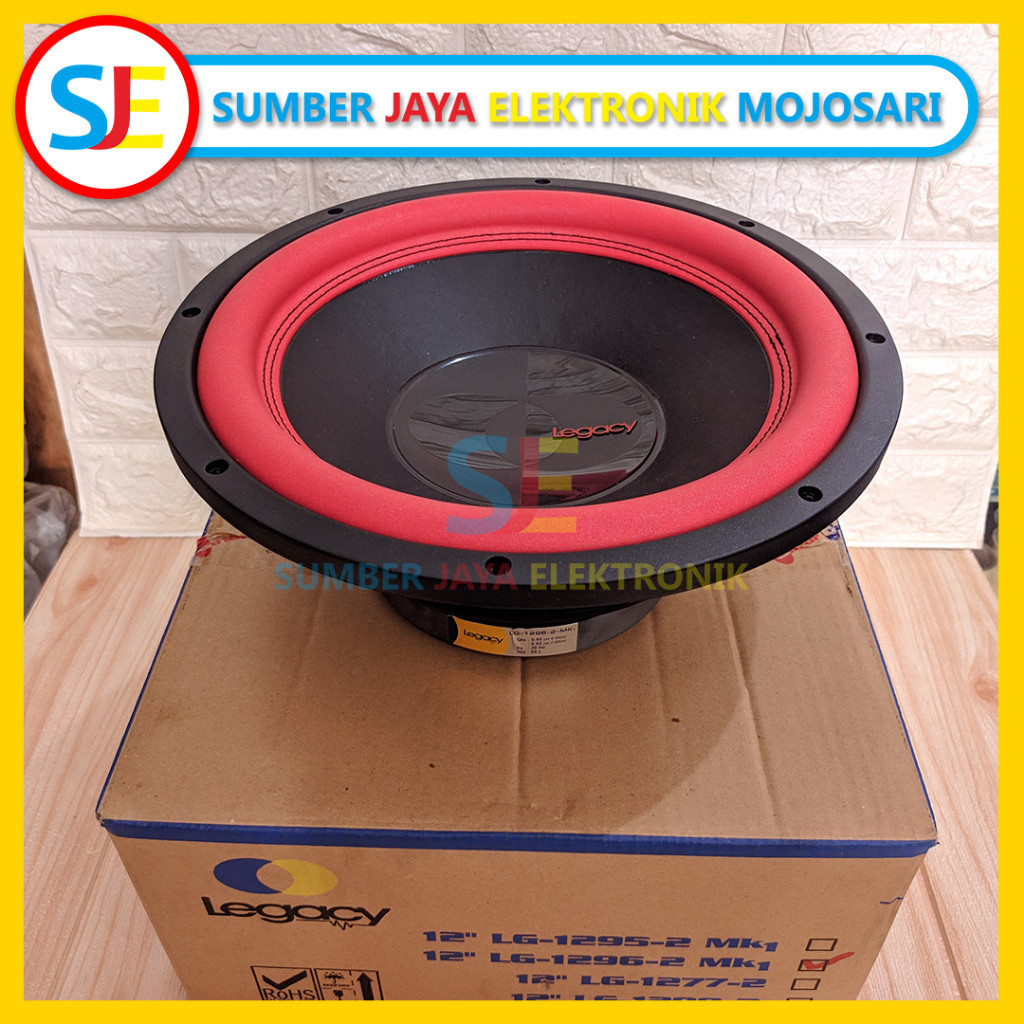 Speaker Subwoofer Legacy 12" LG-1296-2 Mk1 / Speaker Mobil Legacy 12 inch LG-1296-2 Mk1