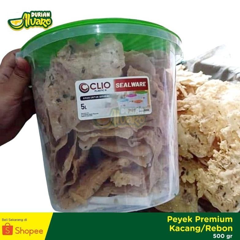 

POI Peyek Kacang / Rebon Toples 5 Liter TERLARIS