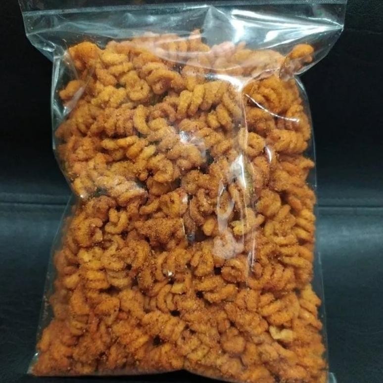 

POI MAKARONI SEPIRAL RASA PEDAS 500 GRAM MAKARONI ULIR BALADO TERLARIS