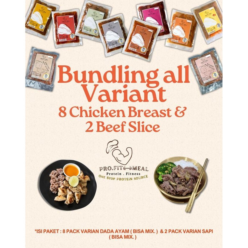 

PAKET BUNDLE ALL VARIANT 8 CHICKEN + 2 BEEF - BEEF & CHICKEN MARINASI AMALANOVY29