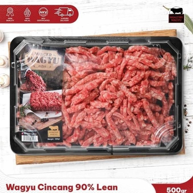 

DAGING WAGYU CINCANG/ MINCED BEEF WAGYU 500 GRAM BEST SELLER AMALANOVY29