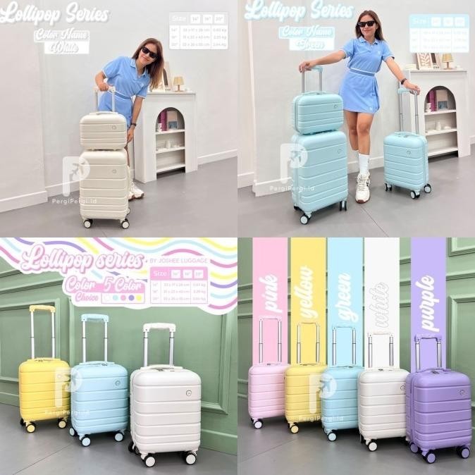 BERGARANSI JOSHEE KOPER LOLIPOP SERIES KOPER CABIN 16INCH,20INCH DAN ADAMMAULANA84