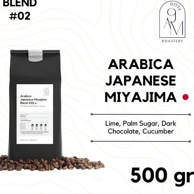 

Baru Kopi Arabica Japanese Miyajima Blend 02 Biji Kopi Roasted Beans 500gr Kode Ql 059