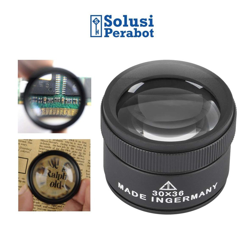 

Kaca Pembesar 30x AB86 SP / Lup Lensa Magnifier Handheld / Perhiasan Komponen Membaca / Loupe