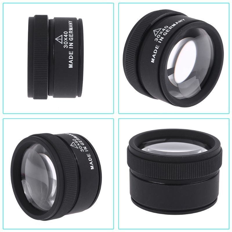 

Kaca Pembesar 30x AB86 SP / Lup Lensa Magnifier Handheld / Perhiasan Komponen Membaca / Loupe