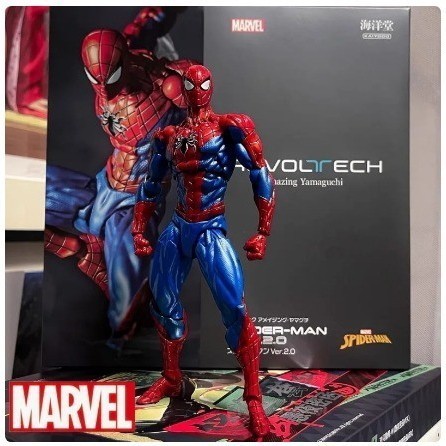 Marvel Figure SPIDERMAN Revoltech Amazing Yamaguchi Spider man Ver 2.0