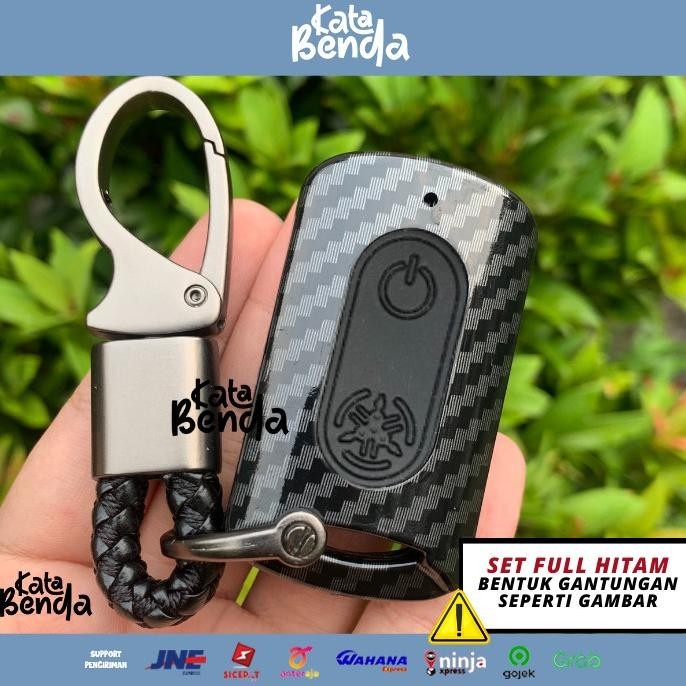 COVER REMOTE CARBON YAMAHA NMAX AEROX CONNECTED KUNCI XMAX KEYLESS