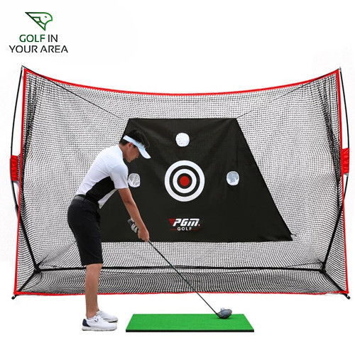 PGM Golf Hitting Simulator Net Target Golf Net Jaring Outdoor Golf