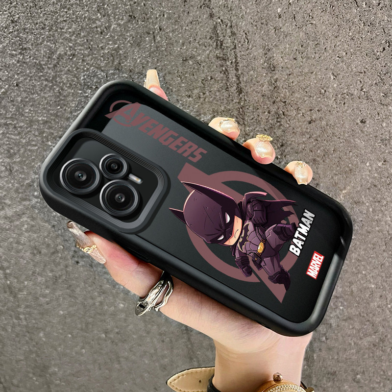 Casing Hp Xiaomi POCO F5 Case hp ponsel motif kartun The Hulk Casing lunak inklusif Kesing Anti drop