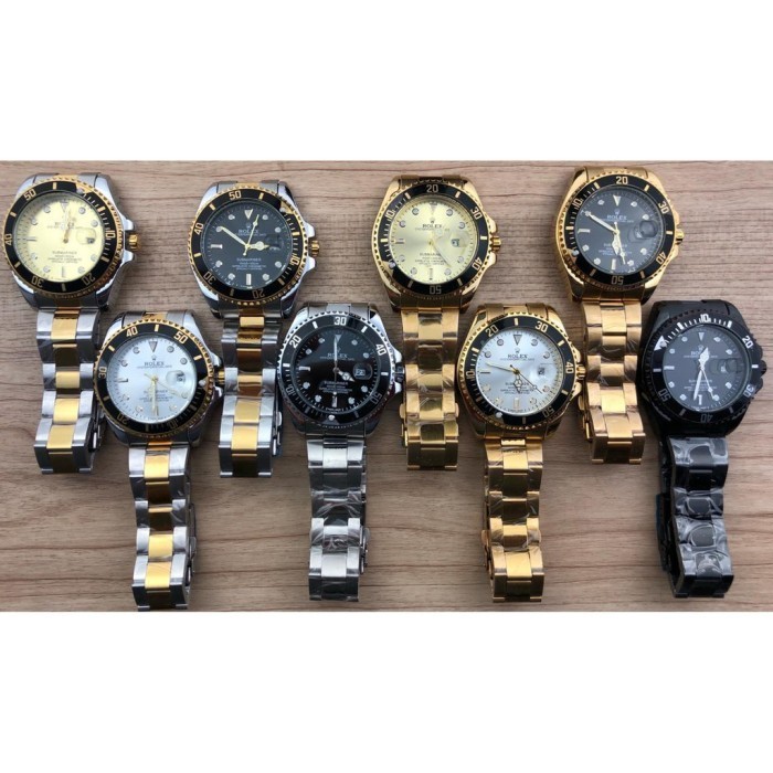 Jam Tangan Wanita Rolex 6008 Tali Rantai RP