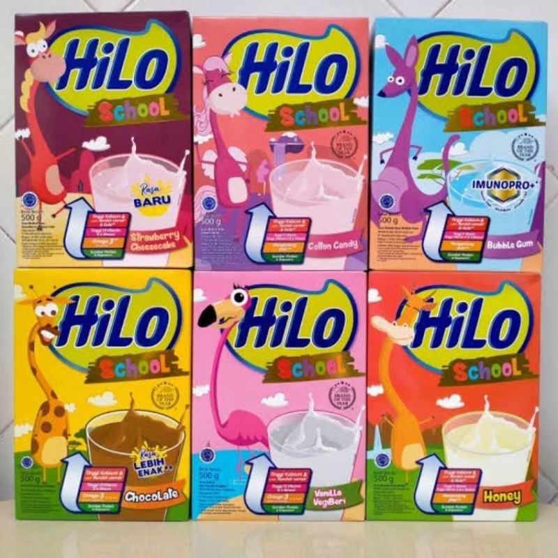 

HiLo School 500gr Cotton Candy/ Honey/ Chocolate/ Strawberry Cheese cake/ Vanilla Vegiberi/ Bubllble gum