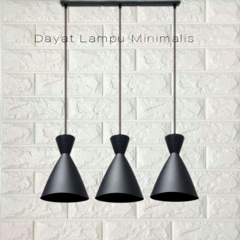 Kap lampu gantung mini bar