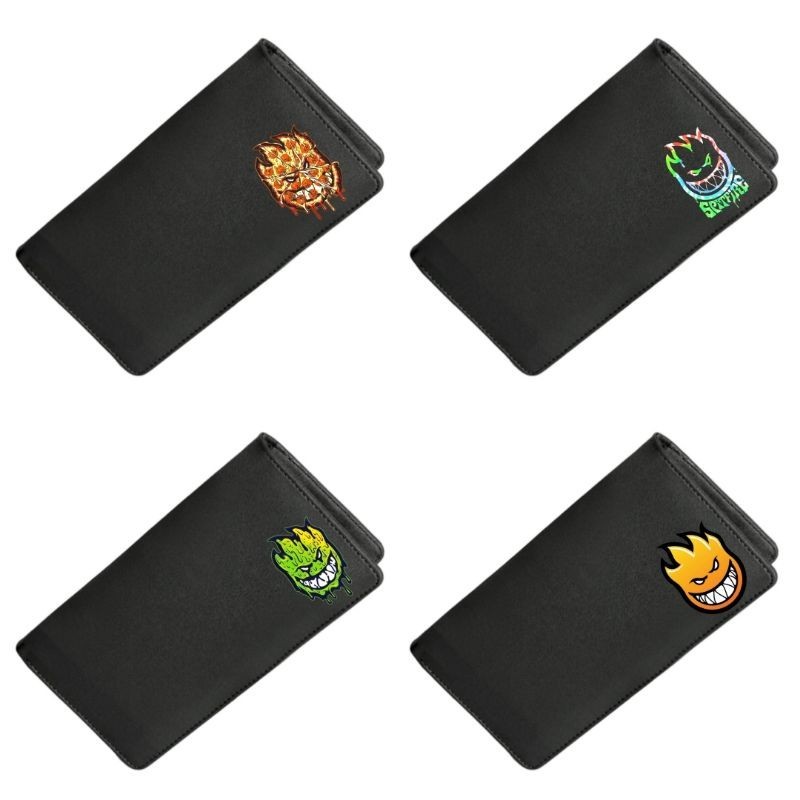 Dompet Panjang Semi Kulit Spit Fire Distro Tebal Keren / Dompet Panjang Semi Kulit Pria Wanita / Bla