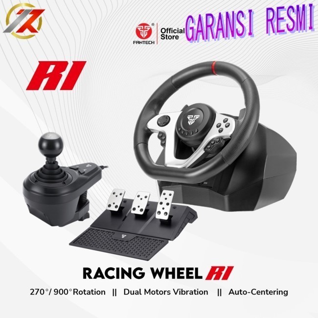 Fantech R1 Racing Steering Wheel Simulator For Ps4 Pc Xbox