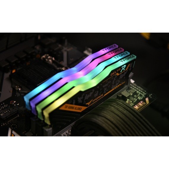 Team T-Force Delta Rgb (2X16G) 32Gb Ddr4 Kit 3200Mhz - Tuf Memory Ram