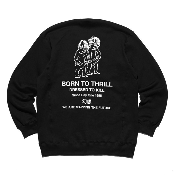 Insurgent Club - Crewneck Sweater Mapping Future Black