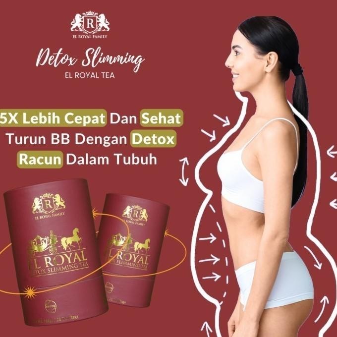 

EL ROYAL Premium Herbal DETOX TEA & SLIMMING TEA TEH DIET PELANGSING P88L