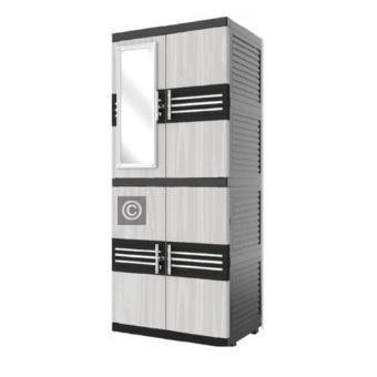 NAIBA - Lemari MSC Naiba Fit Mirror dan Non Mirror - Lemari Pakaian Plastik 9524 9504
