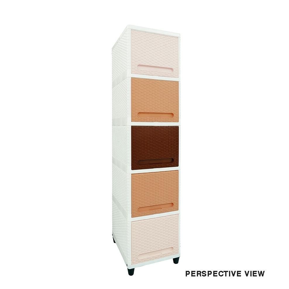 Lemari Plastik Club Cabinet Flip 5 SUSUN - WEC