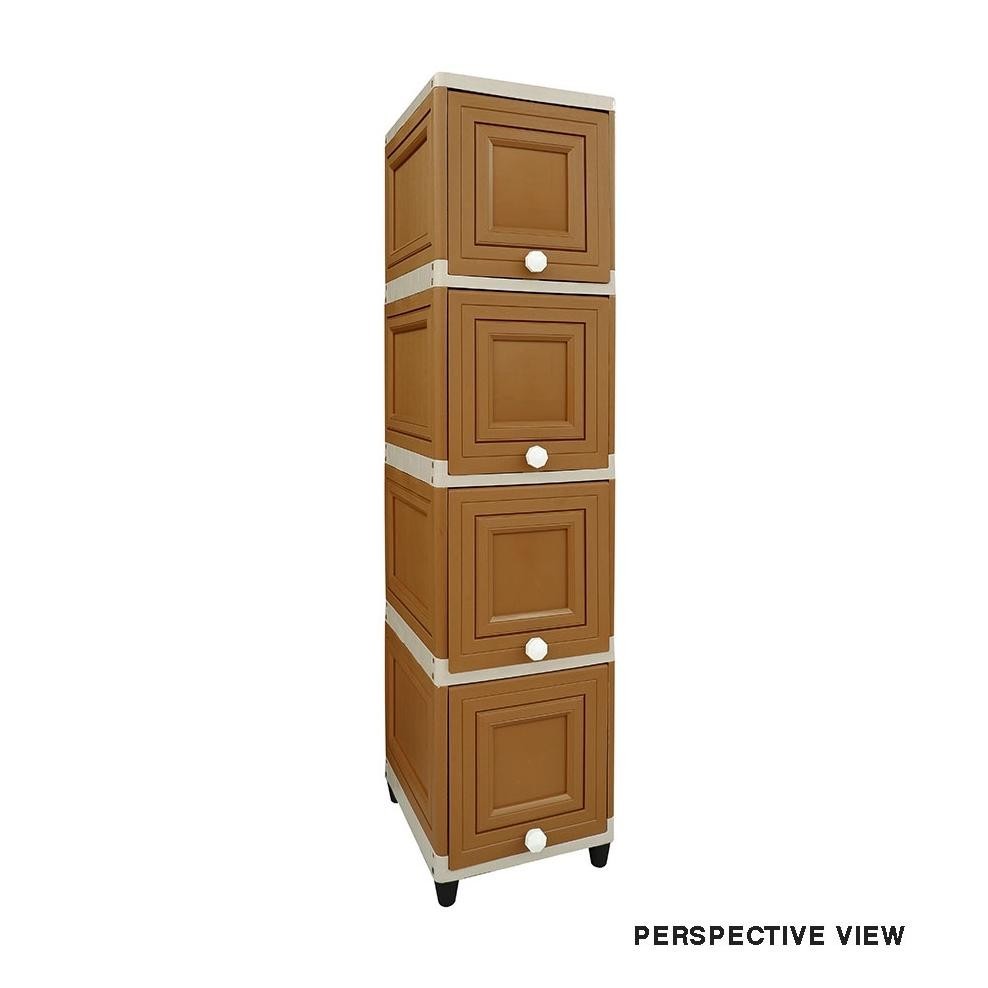 Lemari Plastik Club/Lemari pakaian/Lemari Serbaguna/ CLUB FLIP BESAR 4 SUSUN