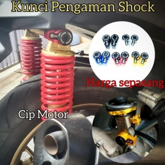 Monel Variasi Tutup Cover Baut Shock Xmax Aerox
