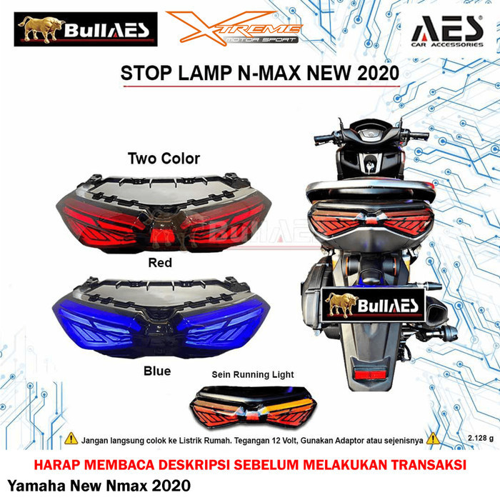 Stop Lamp Stoplamp Bullaes New Nmax 2020 3In1