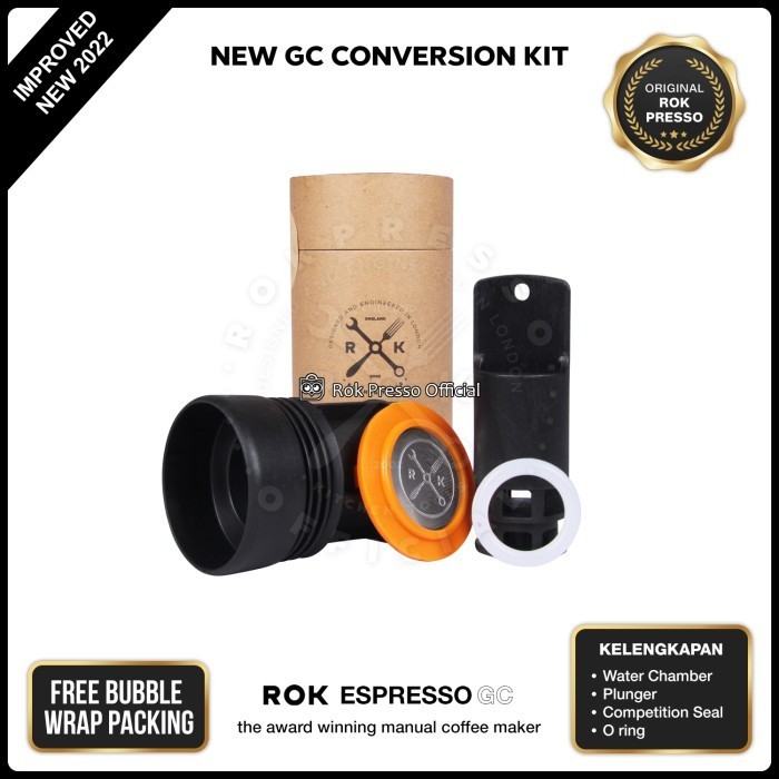 Conversion Kit Rok Presso GC (Cylinder,Plunger,O Ring,Filter Seal) ORI