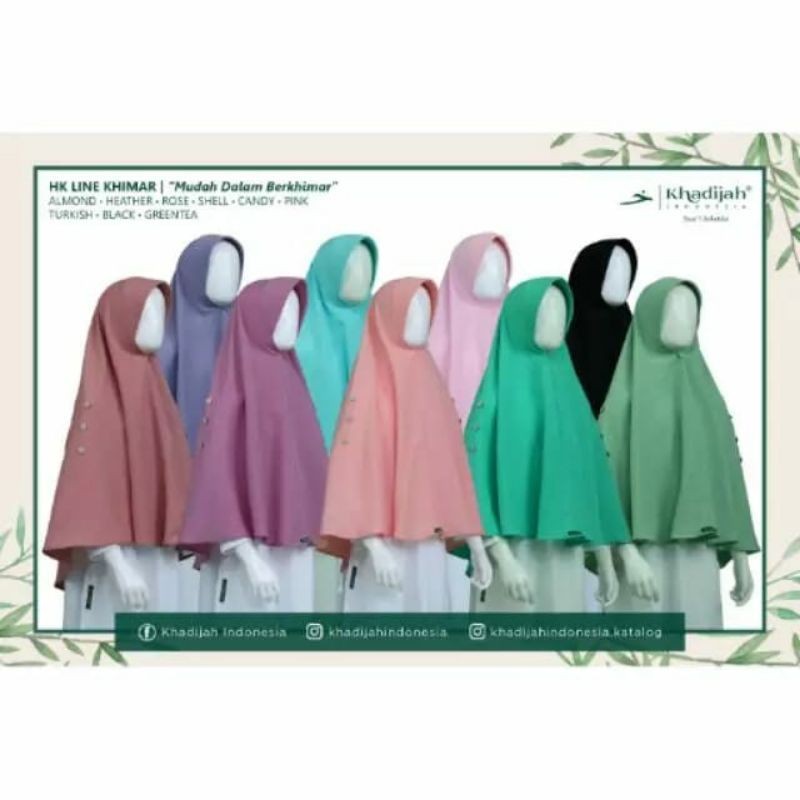 HELPY KIDS LINE KHIMAR ANAK BY KHADIJAH INDONESIA