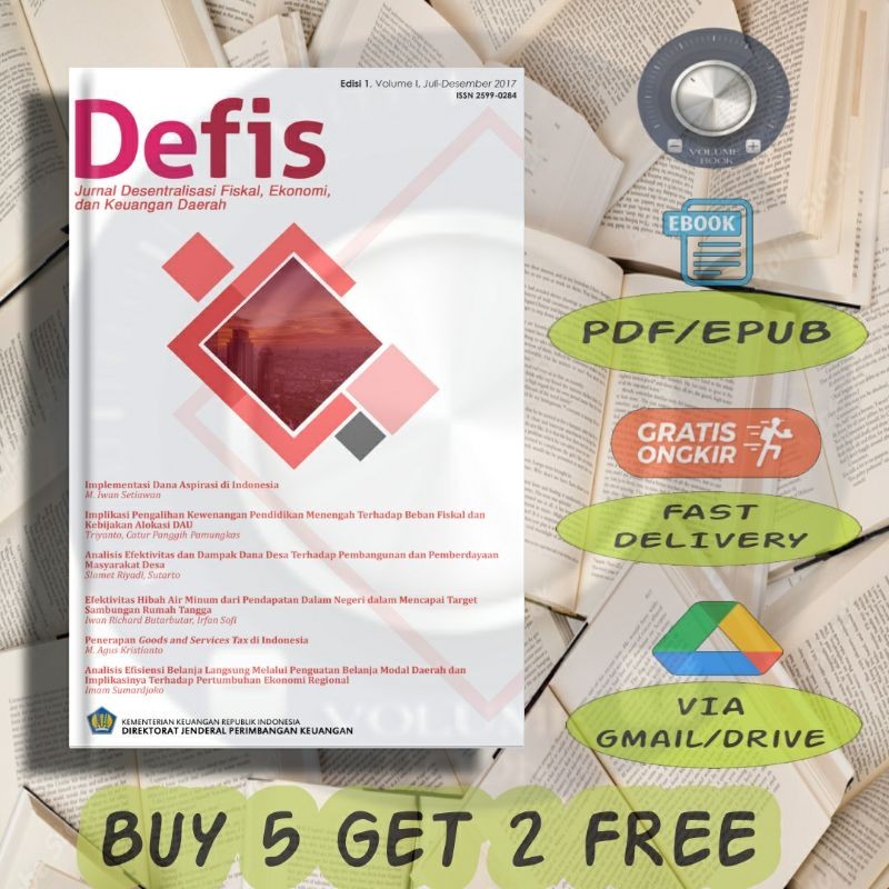 

Jurnal Disentralisasi Fiskal, Ekonomi, dan Keuangan Daerah - Volume