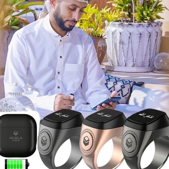 IQIBLA ZIKR RING ALLOY SMART TASBIH DIGITAL TASBIH DIGITAL IQIBLA FAJARNARISTA1