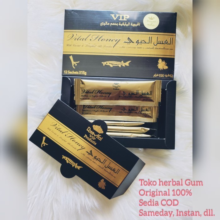 

Madu Arab Vital Honey From Malaysia Harga Sachetan