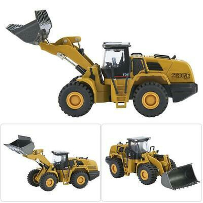 Huina 1813 Wheel Loader Construction Car 1:60 Alloy Die-Cast Diecast