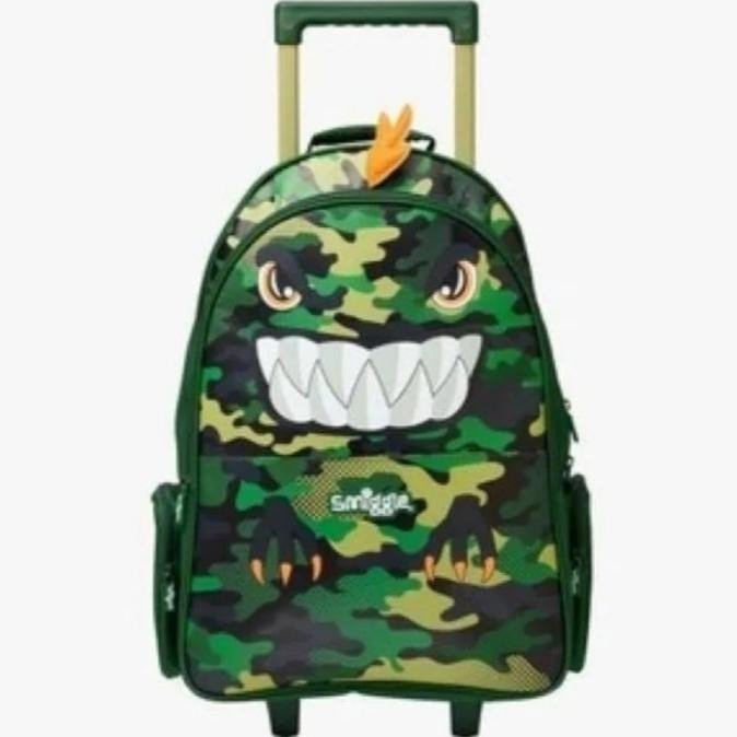 SMIGGLE DINO BUDZ TROLLEY BACKPACK/TAS KOPER ANAK SD DINO BUDZ/ORI BETAANGEL11
