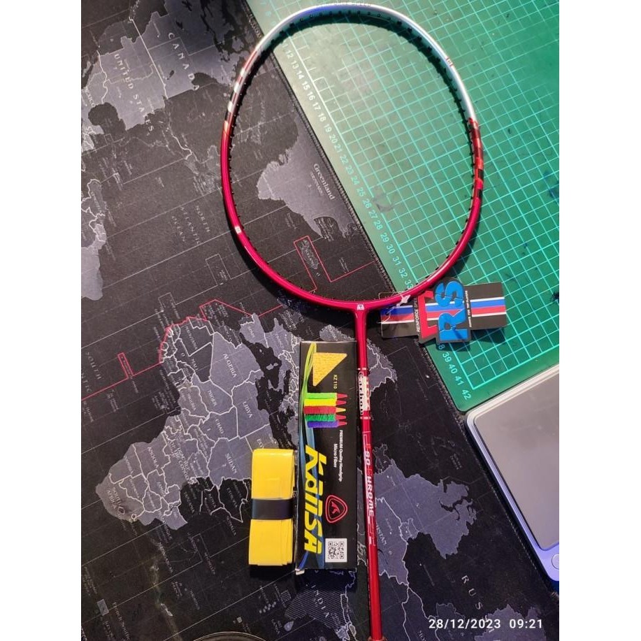 Raket Badminton Rs Iso Chrome 20 Lawasan Juozzzz Jisungiestoree