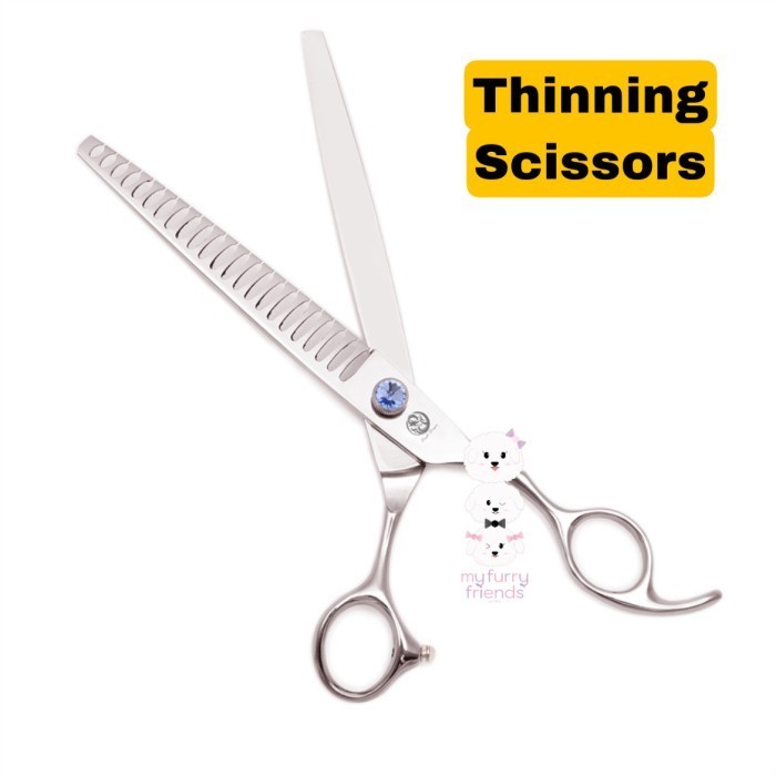 Pet Grooming Scissors Set Purple Dragon 7Inch Premium Quality