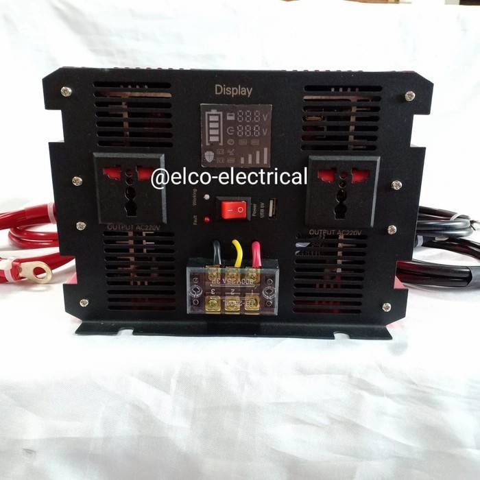 Volomax Inverter Pure Sine Wave Inverter 24V 5000W Gelombang Sine Wave