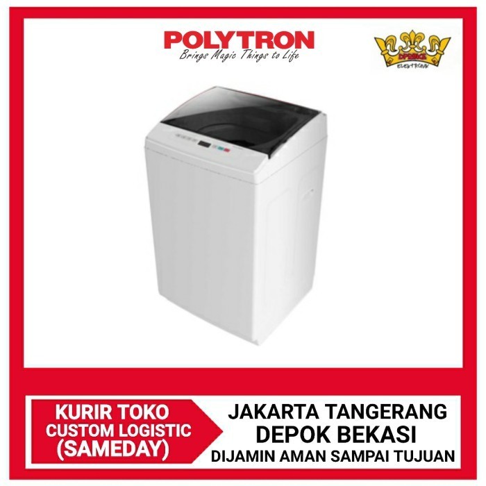 Polytron Mesin Cuci 1 Tabung 8.5Kg Paw-8527R / Paw 8527 R / Paw8527 X