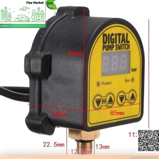 Aqualin Pengatur Pompa Air Digital Automatic Pump Switch Pressure 220V